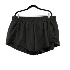 B Active Running Shorts Womens 3X Black‎ Lined Active Gym XXXL 2.5" Inseam